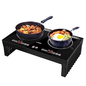 Amazon.co.jp: Sandoo 2口 クッキングヒーター ih 卓上コンロ 具